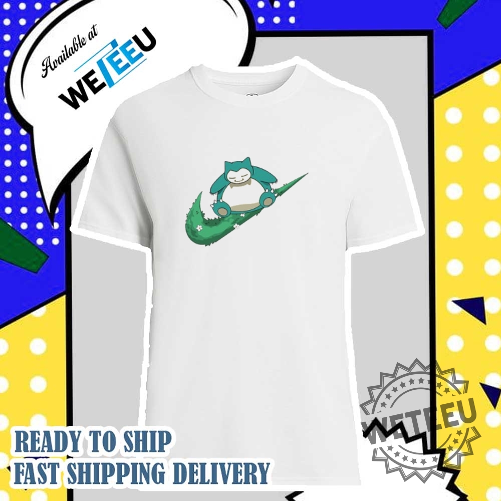 "Disney Stitch and Totoro Themed Jerseys and Shirts for Fans" 40 Pokemon Snorlax Kabigon Shirt