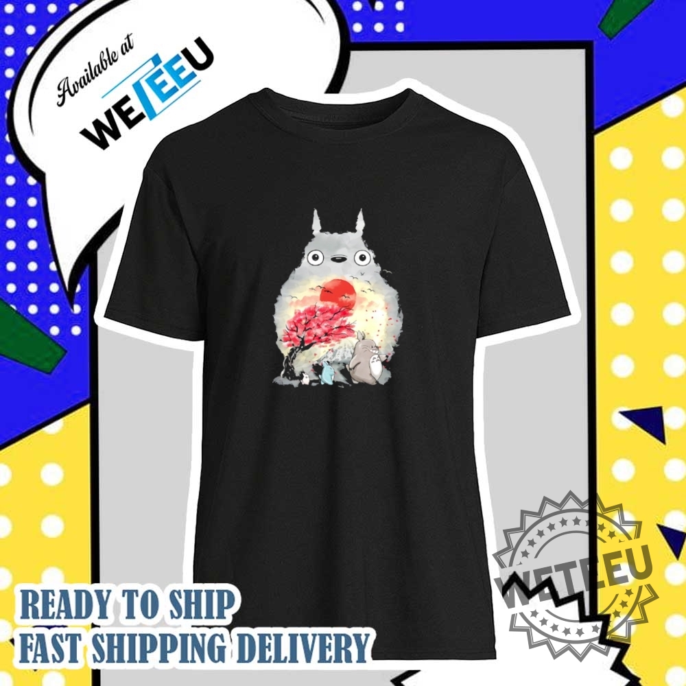 Totoro Japan Spring Cartoon Shirt