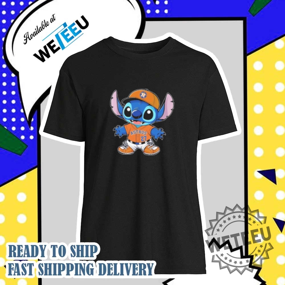 Stitch X Houston Astros Shirt