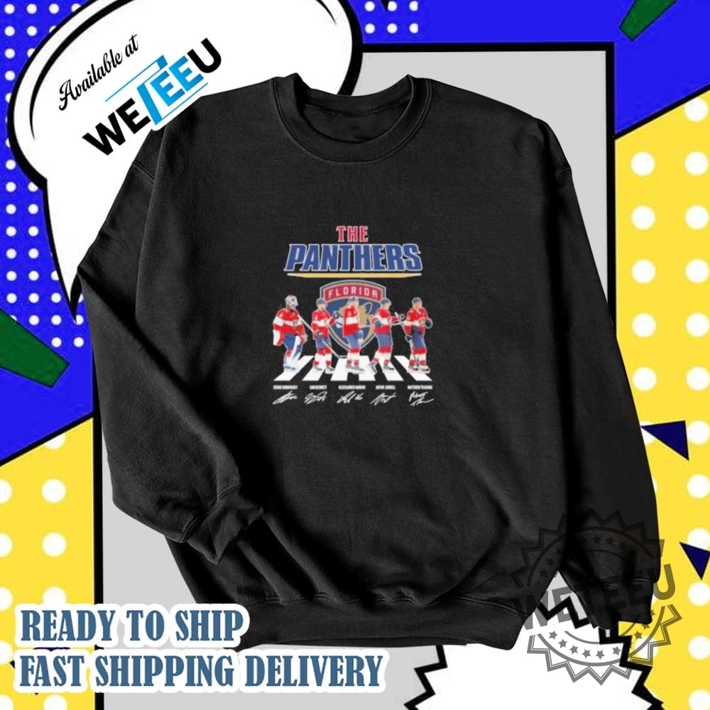 Official Florida Panthers Team Abbey Road Stanley Cup Final Shirt 6 Official Florida Panthers Team Abbey Road Stanley Cup Final Shirt