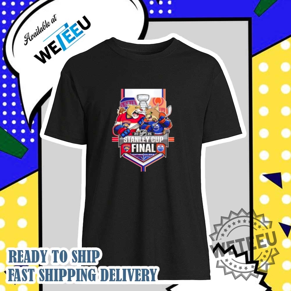The-2025-Stanley-Cup-Final-Florida-Panthers-Vs-Edmonton-Oilers-Matchup-Mascot-Shirt-weteeu_1