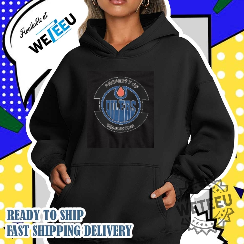 Property Of Edmonton Oilers Shirt 5 Property of Edmonton Oilers shirt