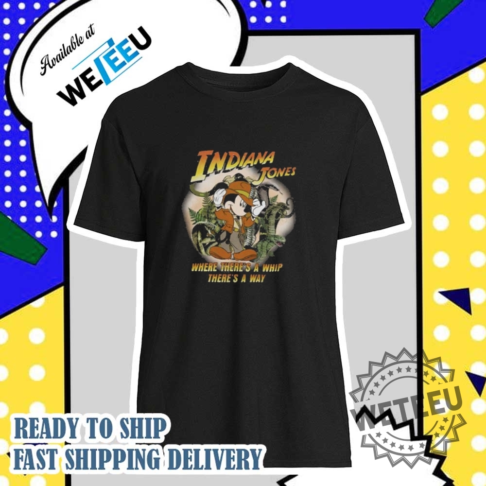 Indiana Jones Mickey Mouse Tshirt