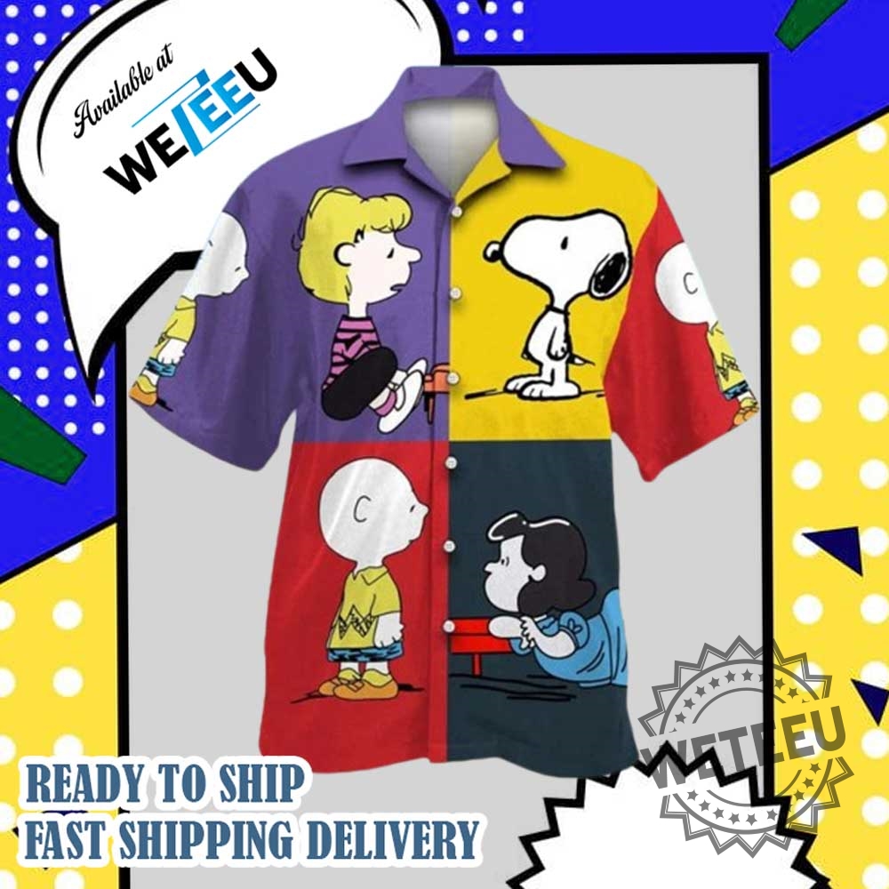 The Charlie Brown And Snoopy Show Hawaiian Shirt