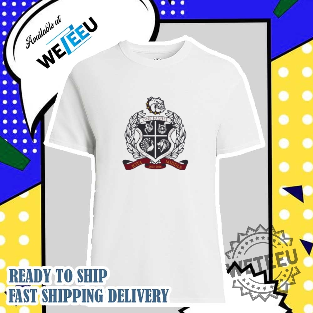 "Top Personalized and Themed T-Shirts: Star Wars, Bluey, Minions & More" 8 Iota Middle Logo 20252026 Shirt