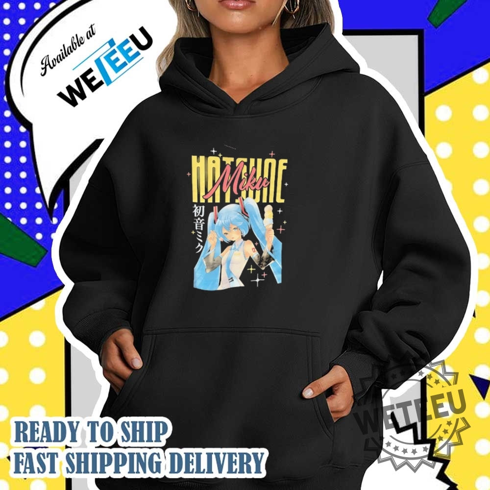 Hatsune Miku Anime Cream Shirt 5 Hatsune Miku Anime cream shirt