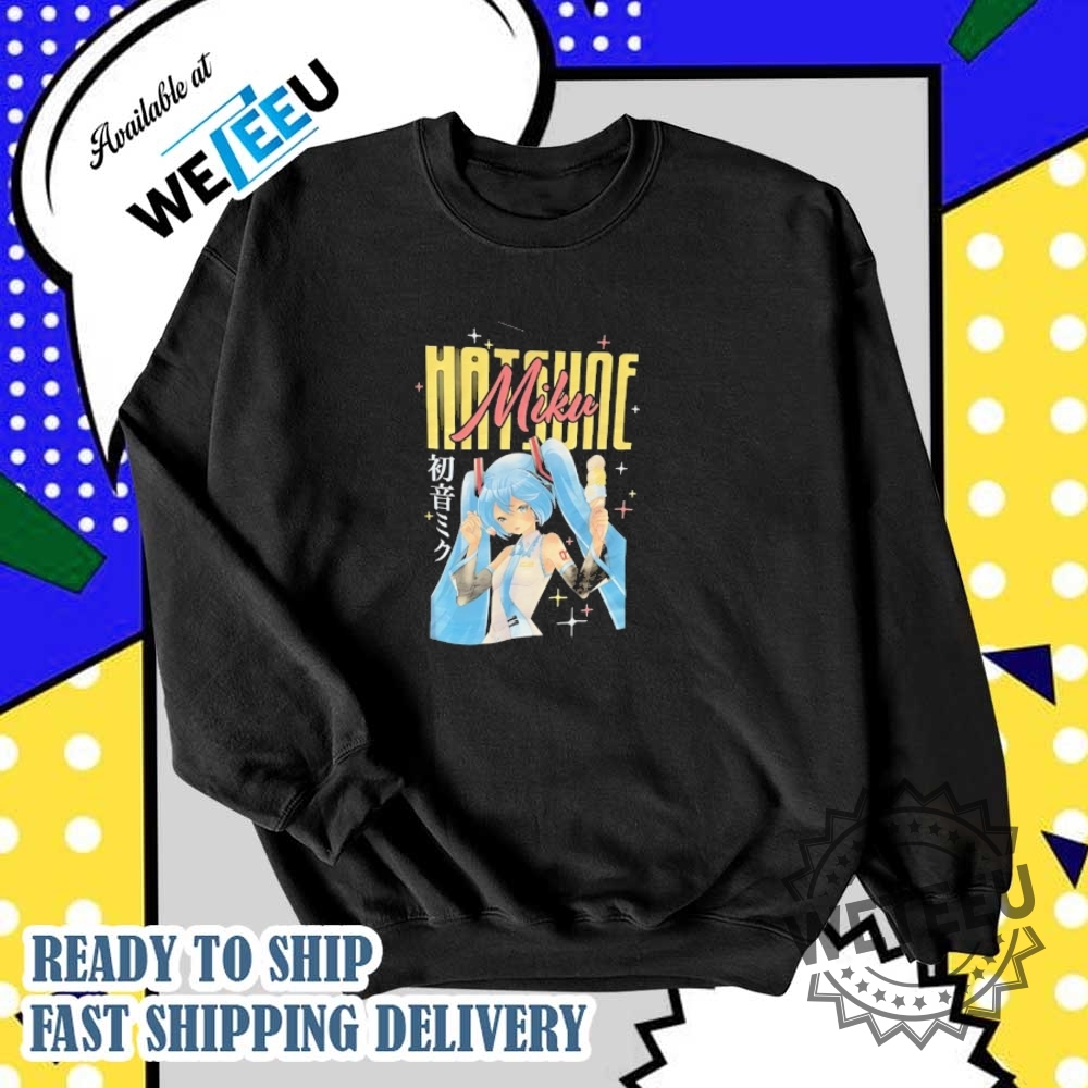 Hatsune Miku Anime Cream Shirt 6 Hatsune Miku Anime cream shirt