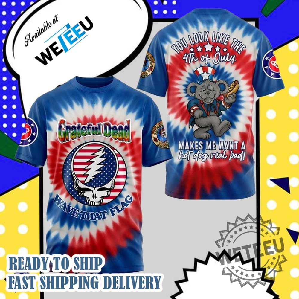 Us Independence Day 4Th July Grateful Dead Shirt