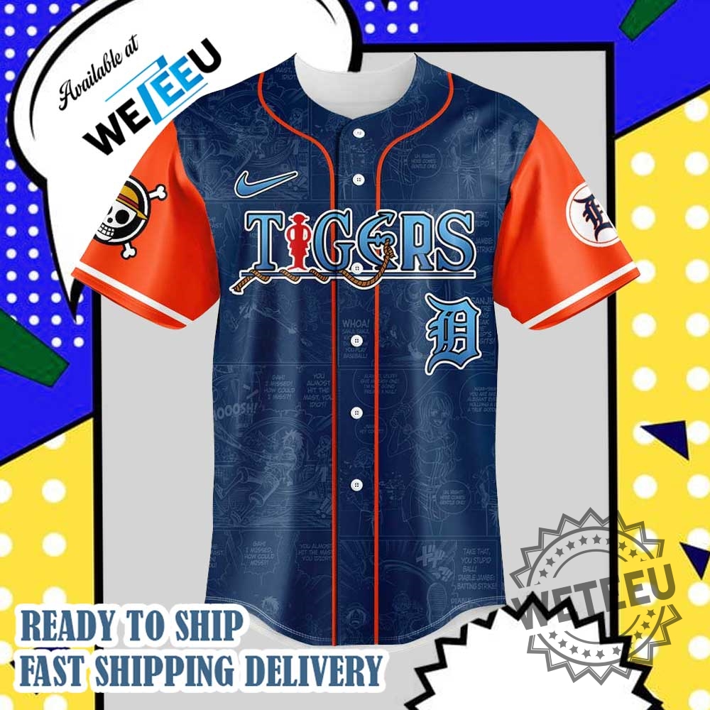 Detroit Tigers One Piece Night Game Blue Jersey 4 Detroit Tigers One Piece Night Game Blue Jersey