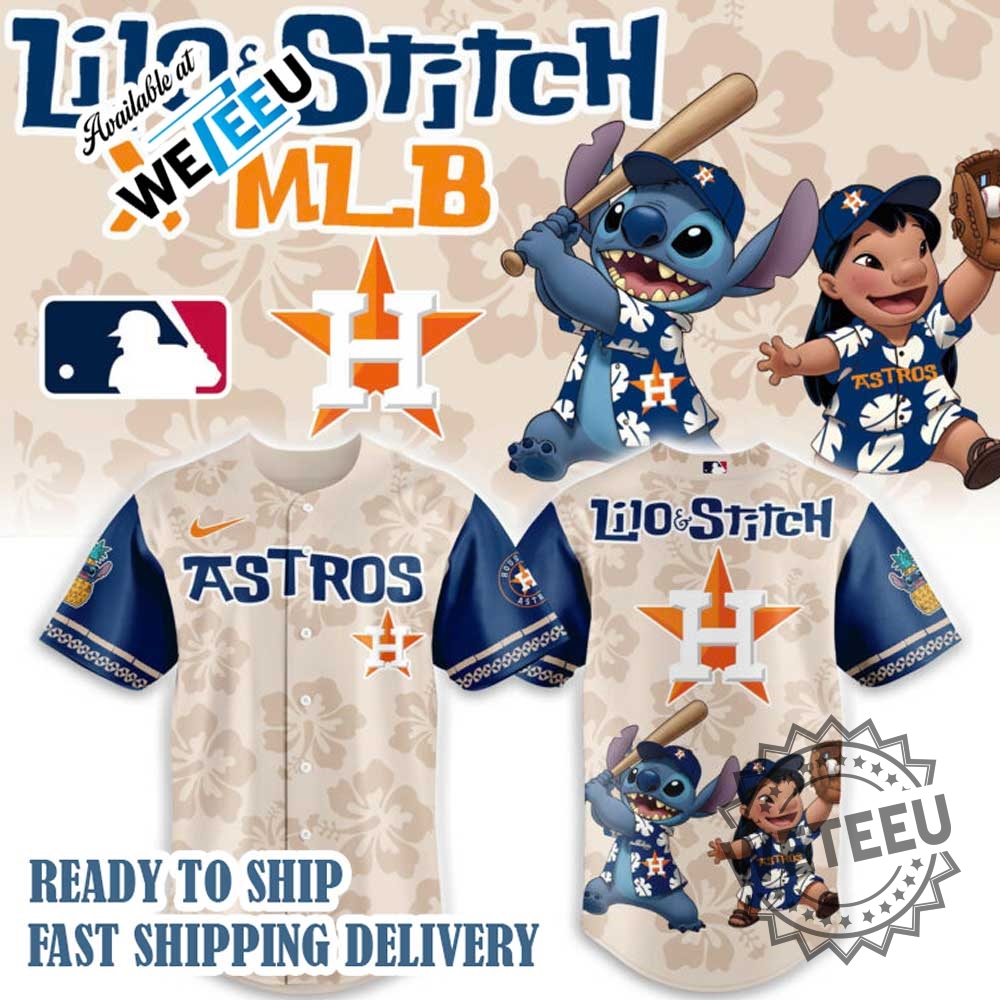 Houston Astros Lilo Stitch 2025 Baseball Jersey 3 Houston Astros Lilo & Stitch 2025 Baseball Jersey