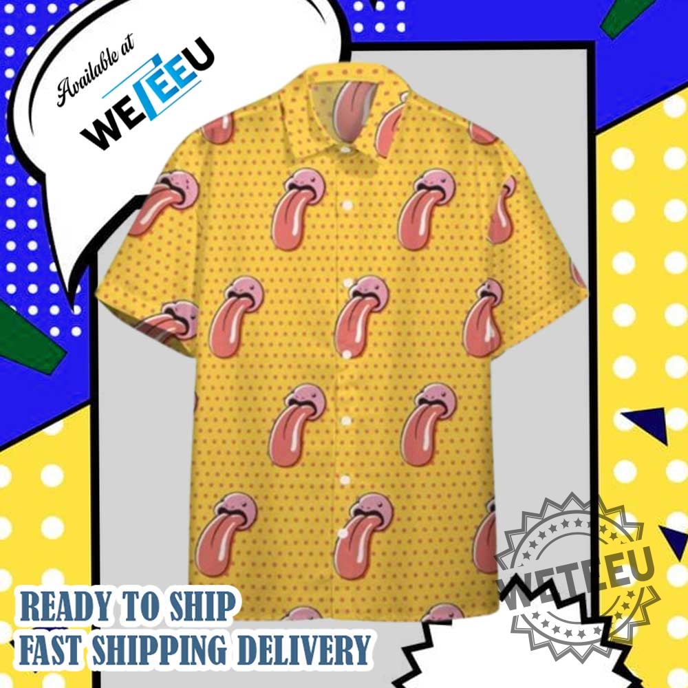 Pokemon Lickitung Yellow Hawaiian Shirt
