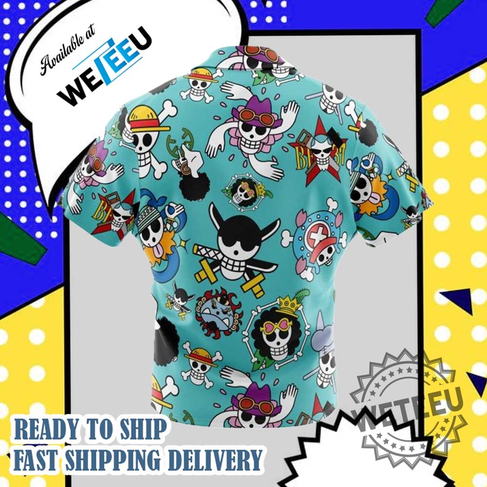 One Piece Strawhats Jolly Roger Hawaiian Shirt 5 One Piece Strawhats Jolly Roger Hawaiian Shirt