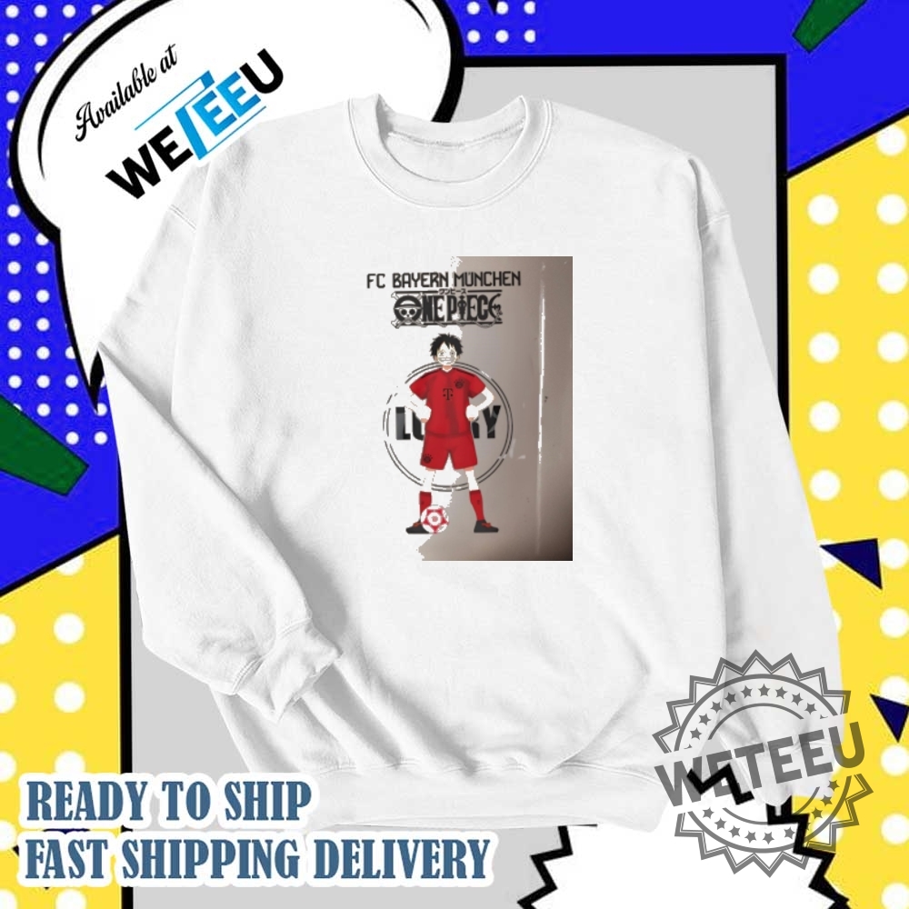 One Piece X Fc Bayern Munchen Monkey D Luffy Shirt 6 One Piece x FC Bayern Munchen Monkey D Luffy shirt