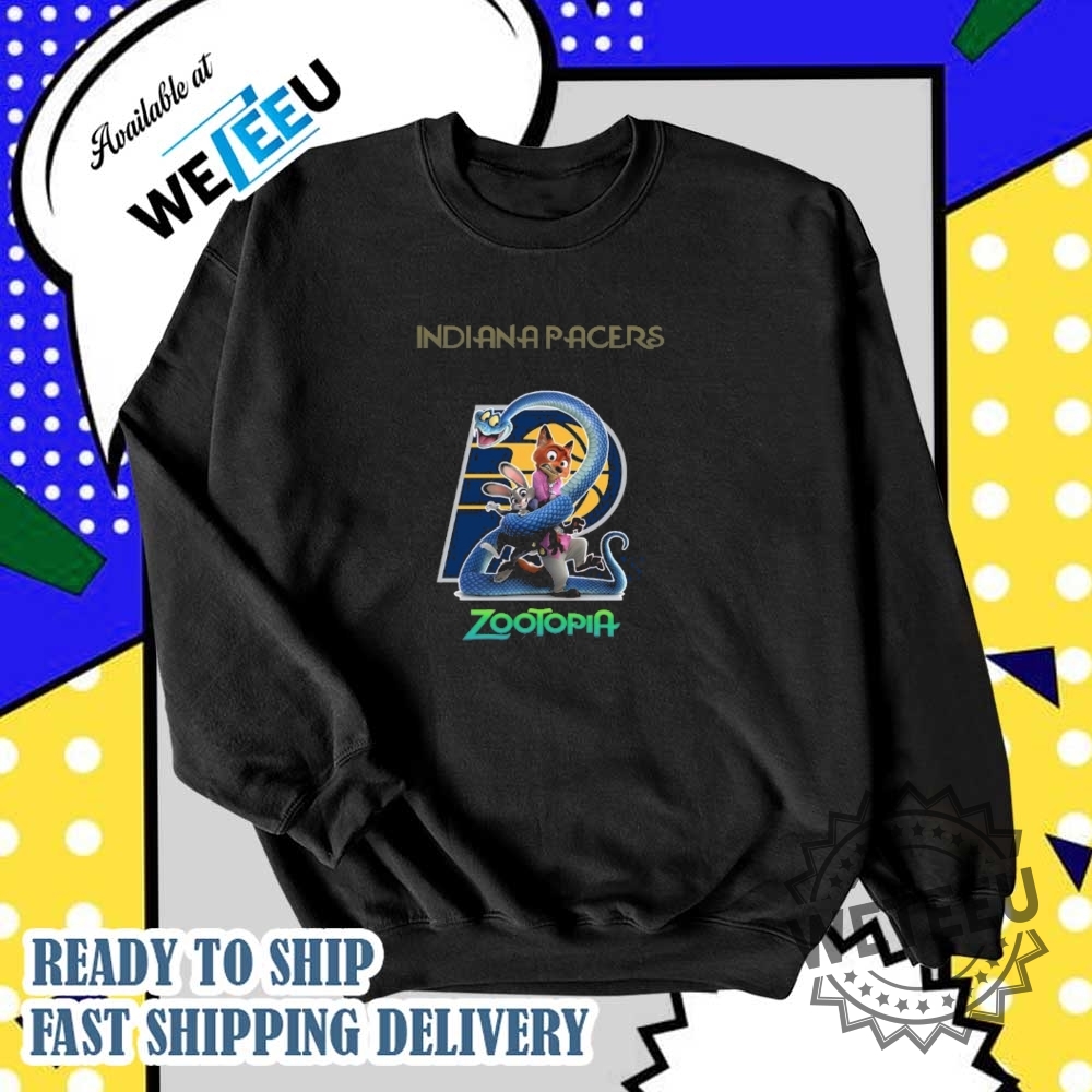 Indiana Pacers Zootopia 2 Shirt 6 Indiana Pacers Zootopia 2 shirt