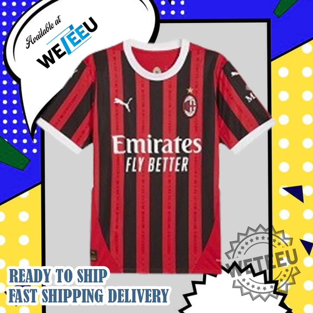 Ac Milan Hello Kitty Jersey Emirates Fly Better Anime Soccer Shirt 3 AC Milan Hello Kitty Jersey – Emirates Fly Better Anime Soccer Shirt