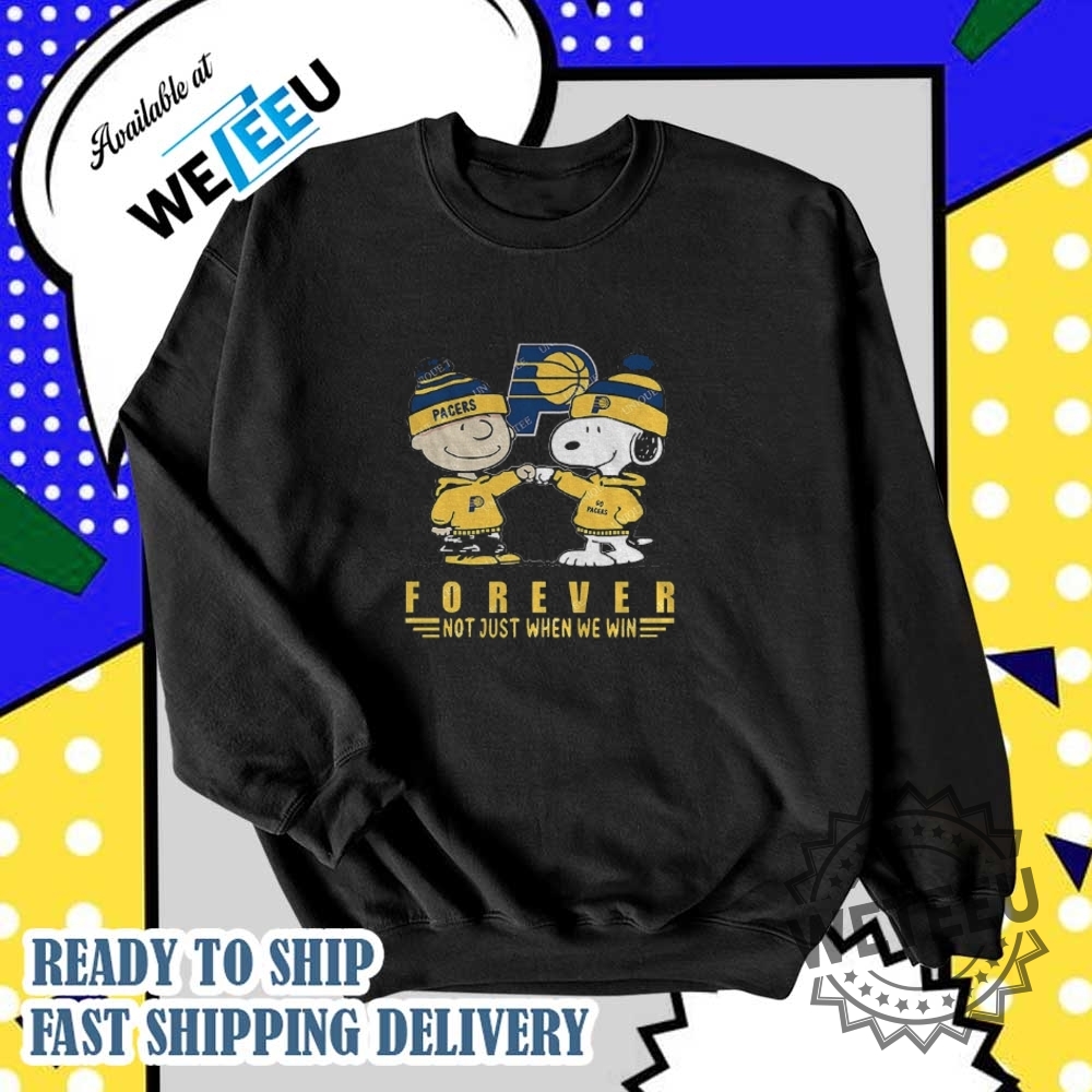 Snoopy And Charlie Brown Vs Indiana Pacers Nba Forever Not Just When We Win Shirt 6 Snoopy and Charlie Brown vs Indiana Pacers NBA Forever Not Just When We Win shirt
