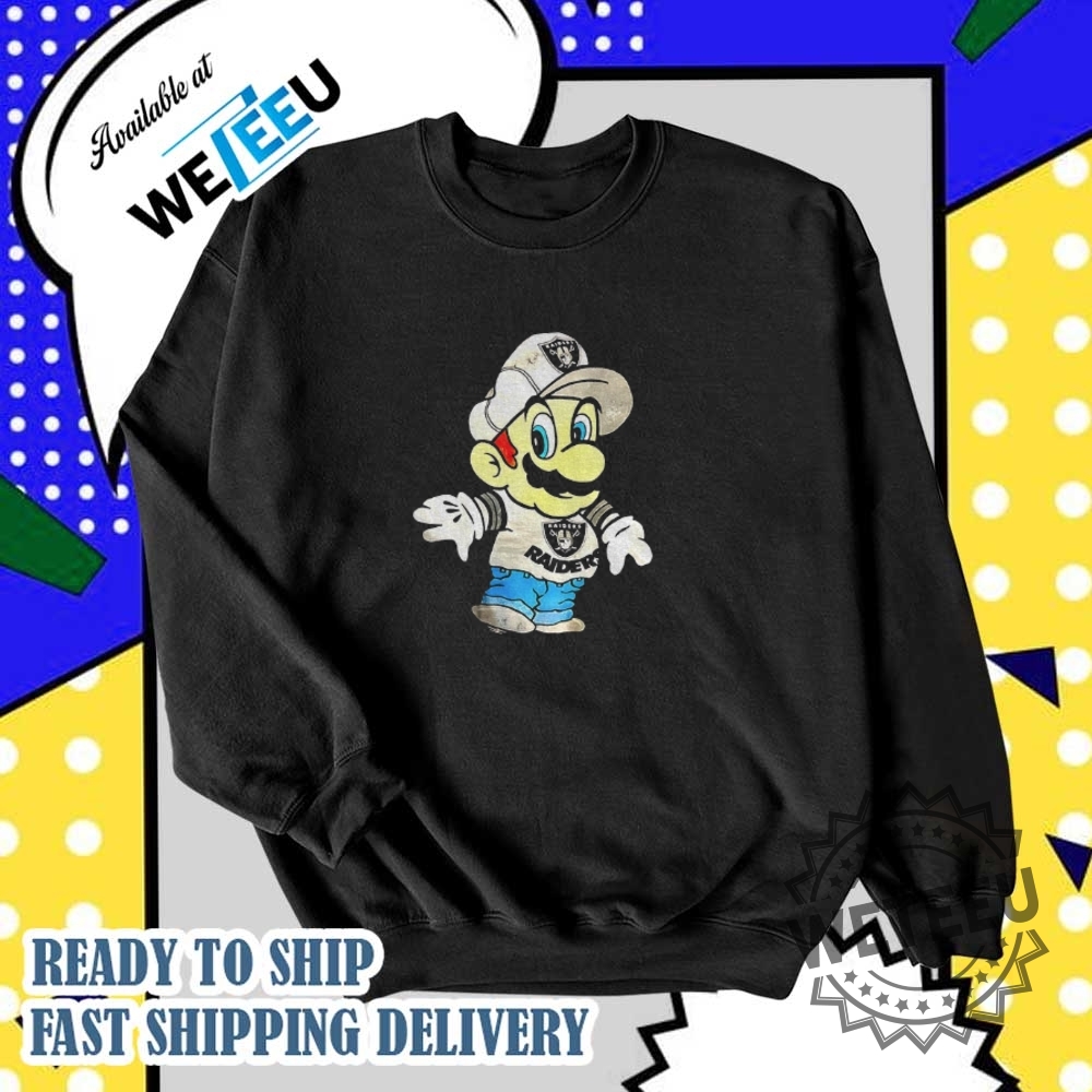 Mario Las Vegas Raiders National Football League Shirt 6 Mario Las Vegas Raiders National Football League shirt