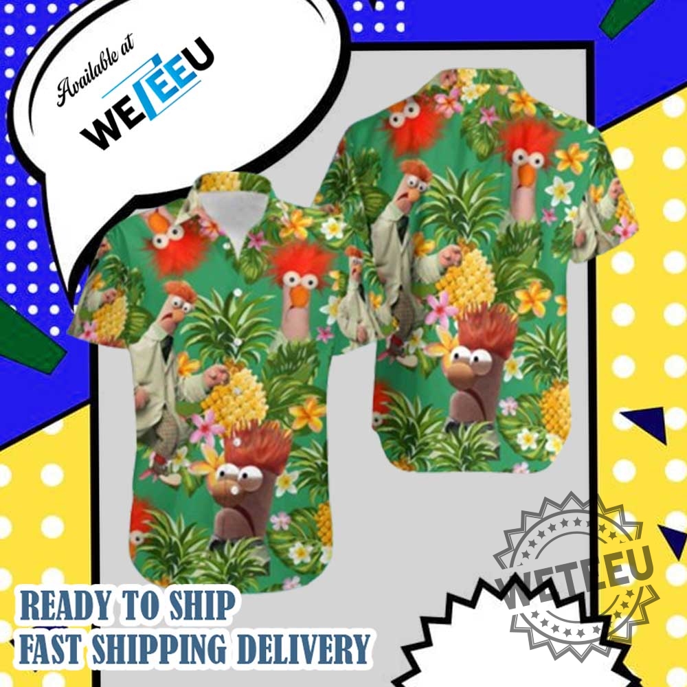 Disney Muppets Pineapple Party Hawaiian Shirt