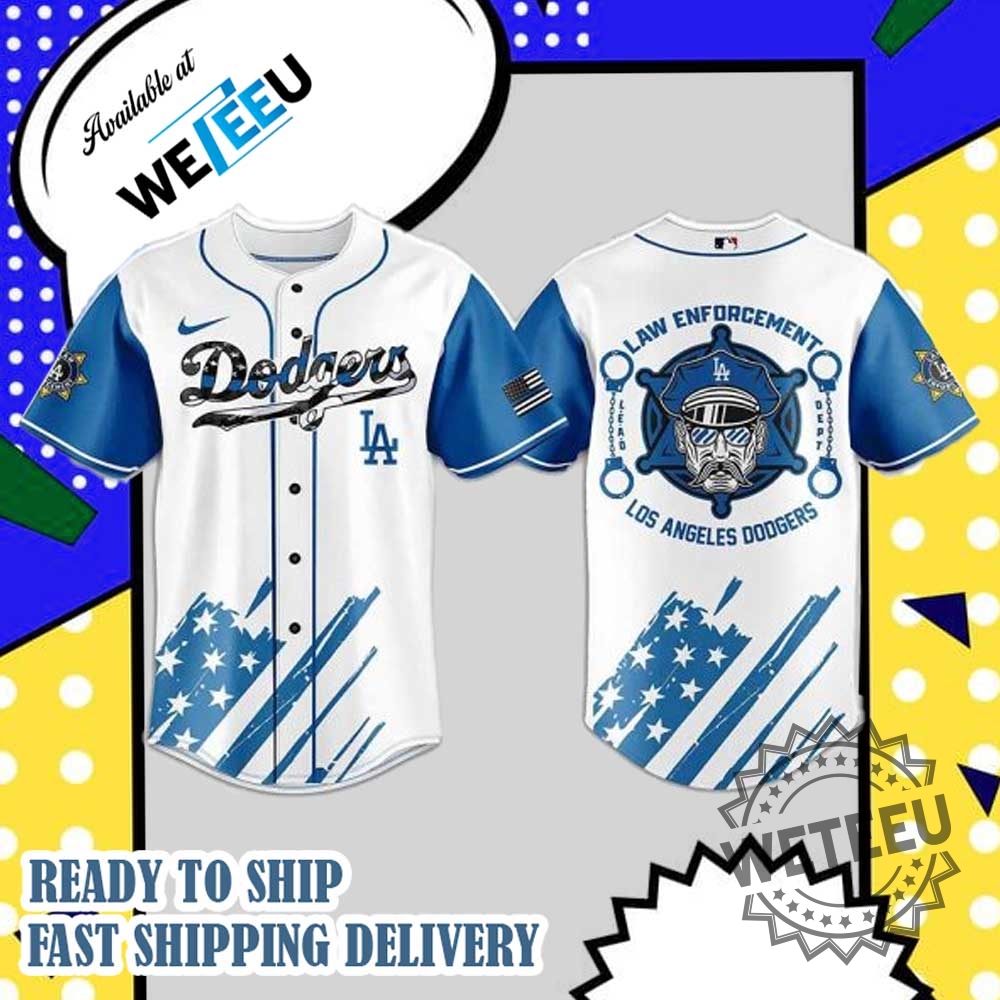 Los Angeles Dodgers Baseball Law Enforcement Appreciation Day Jersey
