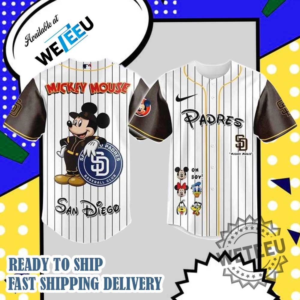 San Diego Padres X Mickey Mouse Game Night Special Edition Jersey