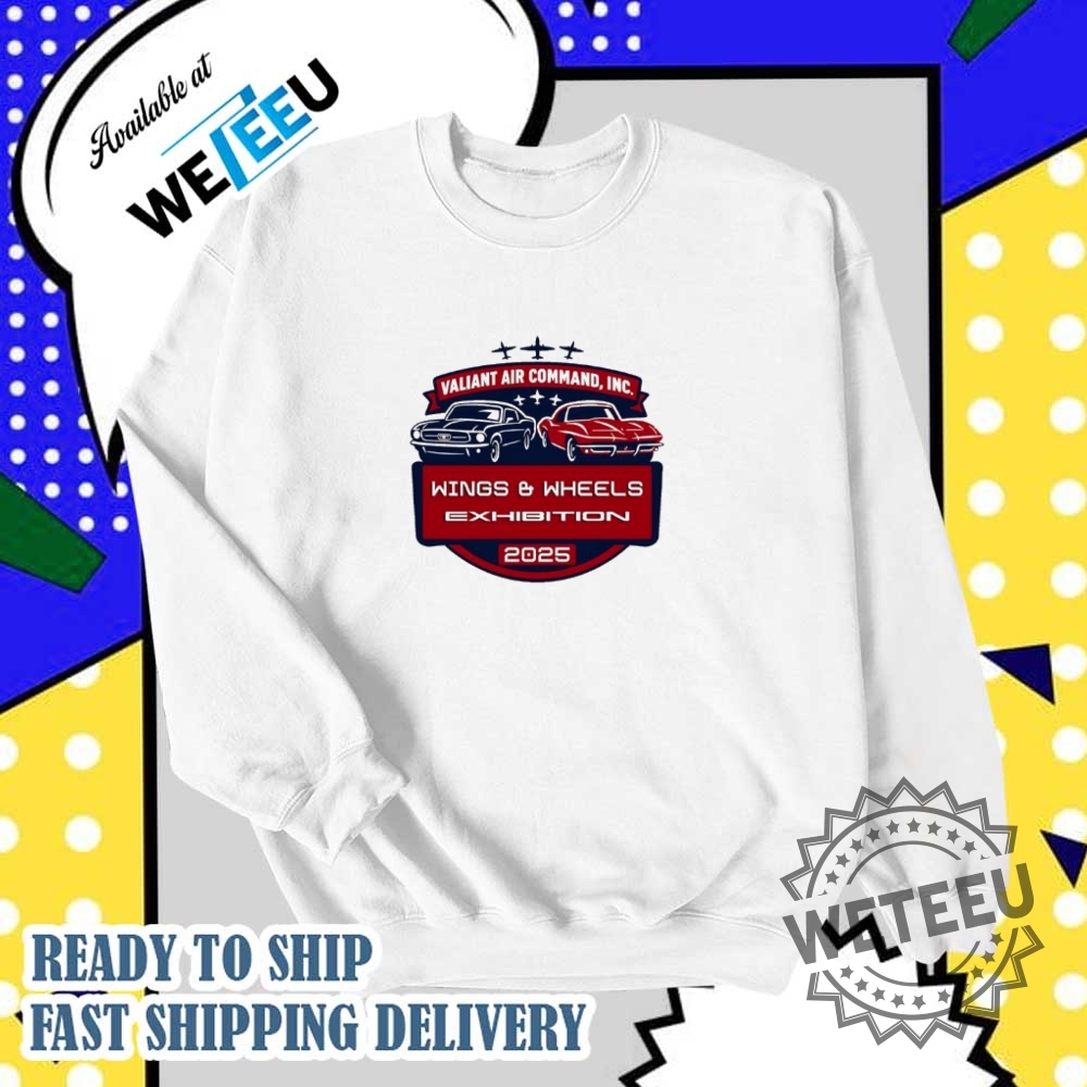 Wings And Wheels Exclusive Valiant Air Command Inc Logo Shirt 6 Wings and Wheels Exclusive Valiant Air Command INC logo shirt