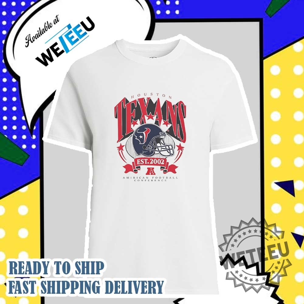 "Unique Edmonton Oilers and Dodgers Jerseys: Celebrate Pride and Anime" 12 Houston Texans Nfl American Football Conference Est 2002 Shirt