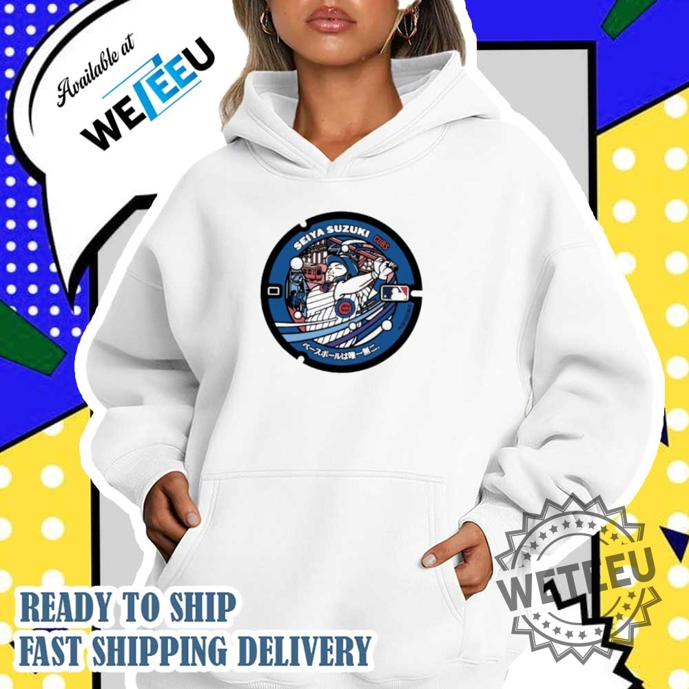 Seiya Suzuki Chicago Cubs 2025 Mlb Japanese Anime Shirt 5 Seiya Suzuki Chicago Cubs 2025 MLB Japanese anime shirt