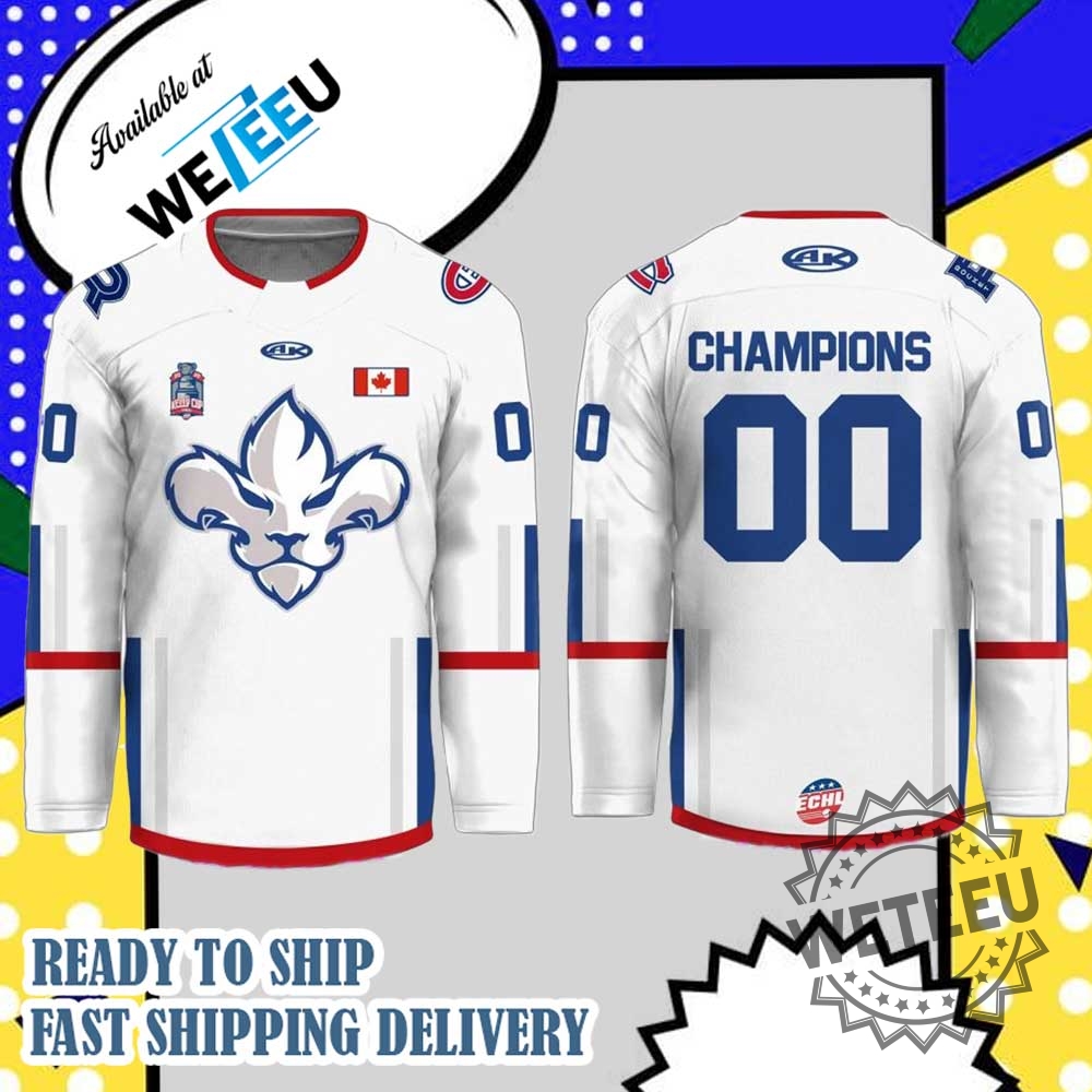 "Unique Edmonton Oilers and Dodgers Jerseys: Celebrate Pride and Anime" 15 Troisrivieres Lions Echl Hockey League 2025 Jersey