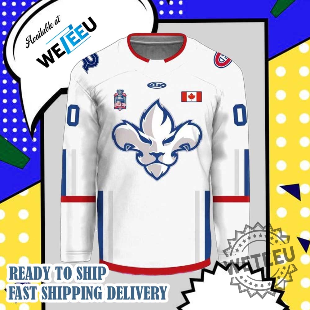 Troisrivieres Lions Echl Hockey League 2025 Jersey 4 Trois-Rivieres Lions ECHL Hockey League 2025 Jersey