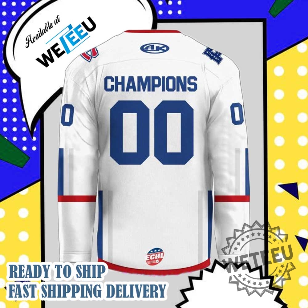 Troisrivieres Lions Echl Hockey League 2025 Jersey 5 Trois-Rivieres Lions ECHL Hockey League 2025 Jersey