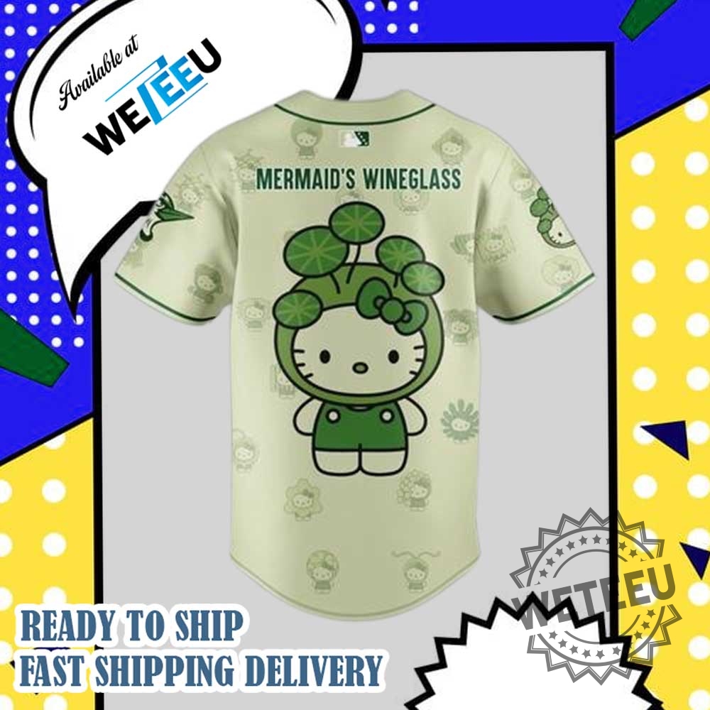Hello Kitty X Algae Woodpeckers Limited Edition Baseball Jersey 5 Hello Kitty x Algae Woodpeckers Limited Edition Baseball Jersey