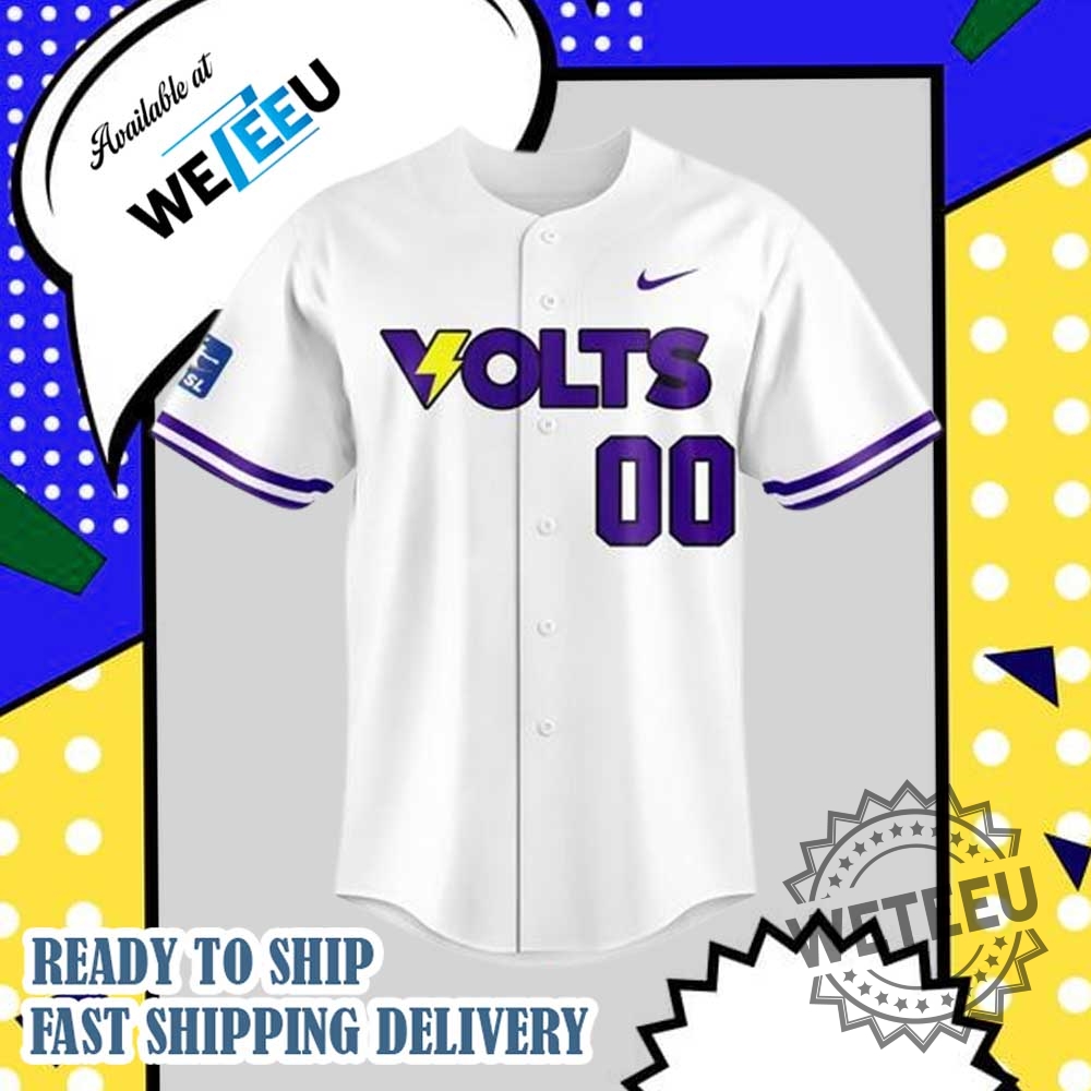 2025 Volts Professional Softball Team Special Baseball Jersey 4 2025 Volts Professional Softball Team Special Baseball Jersey