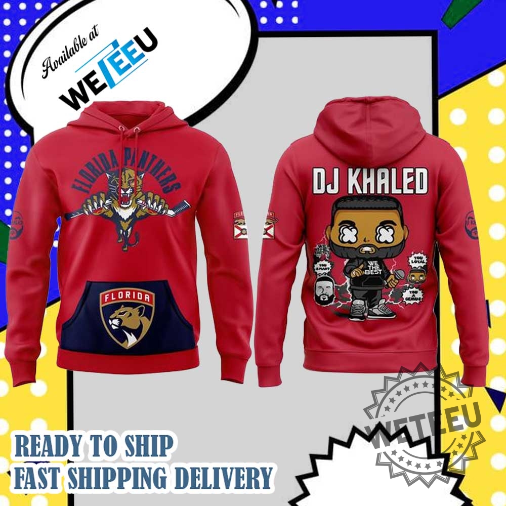 Florida Panthers X Dj Khaled 2025 Performance All Over Print Hoodie