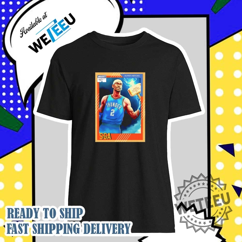 Sga Thunder Super Heroes Card Shirt