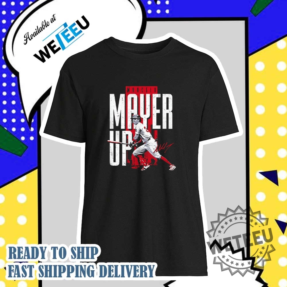 Marcelo Mayer Boston Red Sox Mlb Baseball Mayer Up Shirt