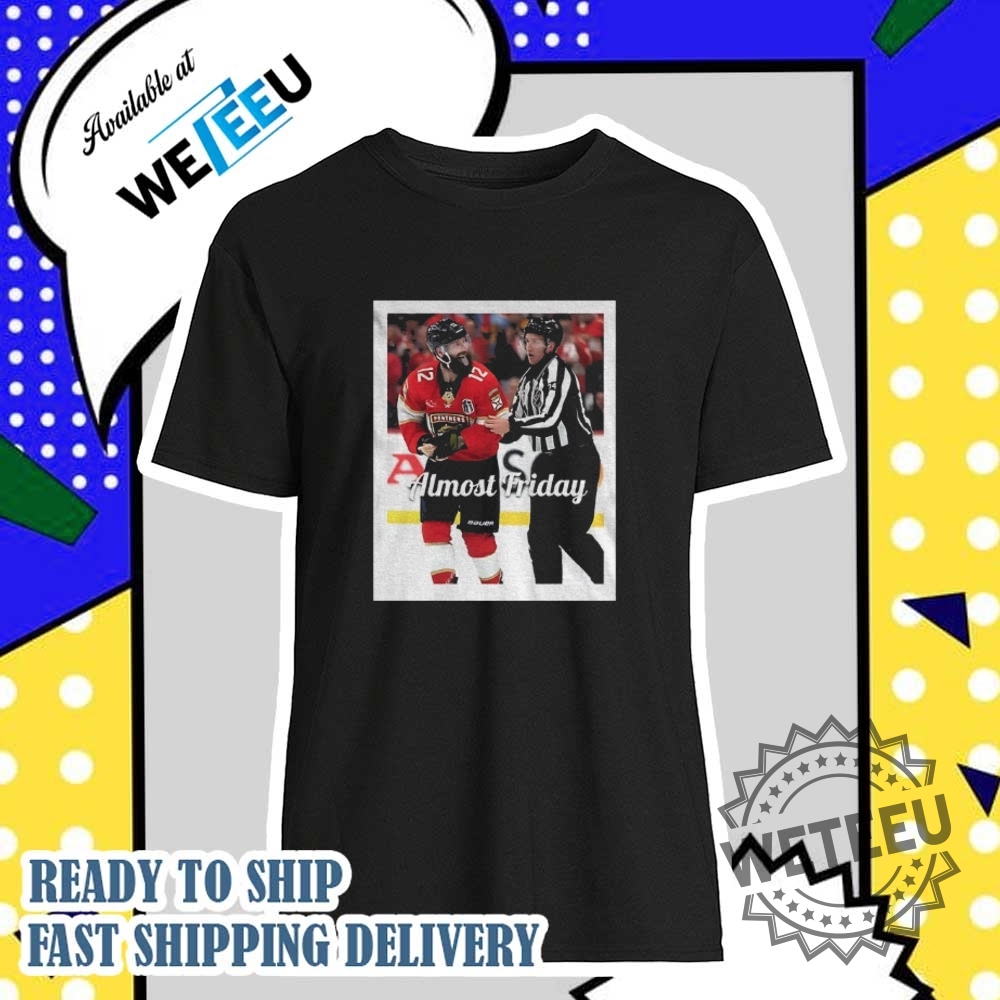 Jonah Gadjovich Tongue Out Florida Panthers Nhl Almost Friday Shirt