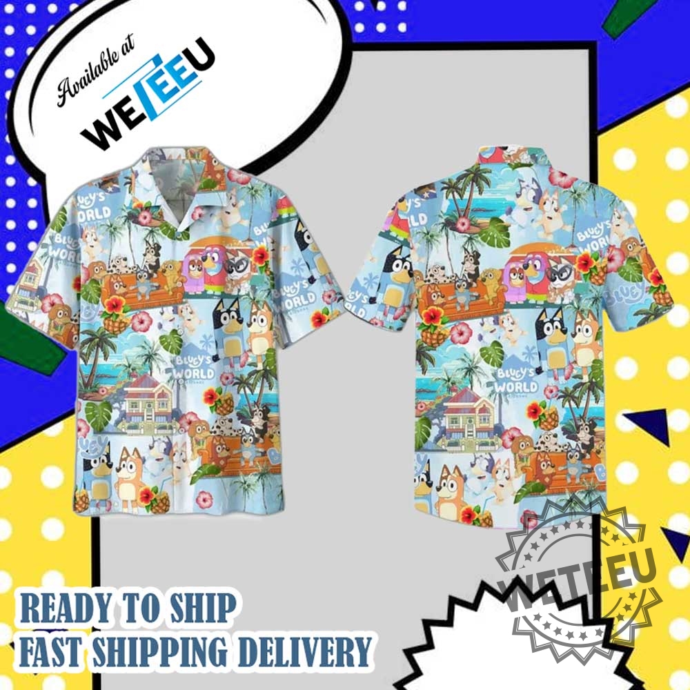 Blueys World Tropical Hawaiian Shirt Gift For Summer