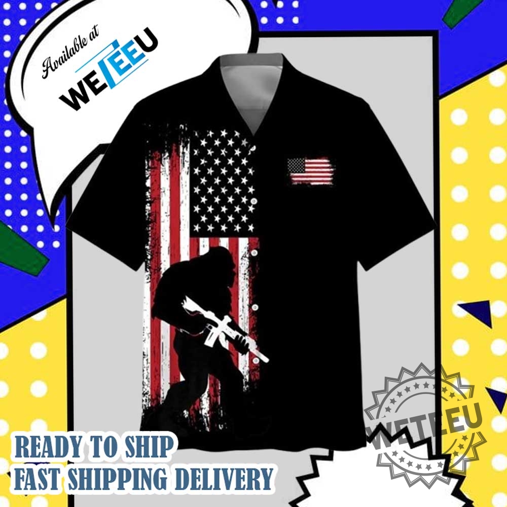 Bigfoot Independence Day 4Th July Hawaiian Shirt 8 BigFoot Independence Day 4th July Hawaiian Shirt