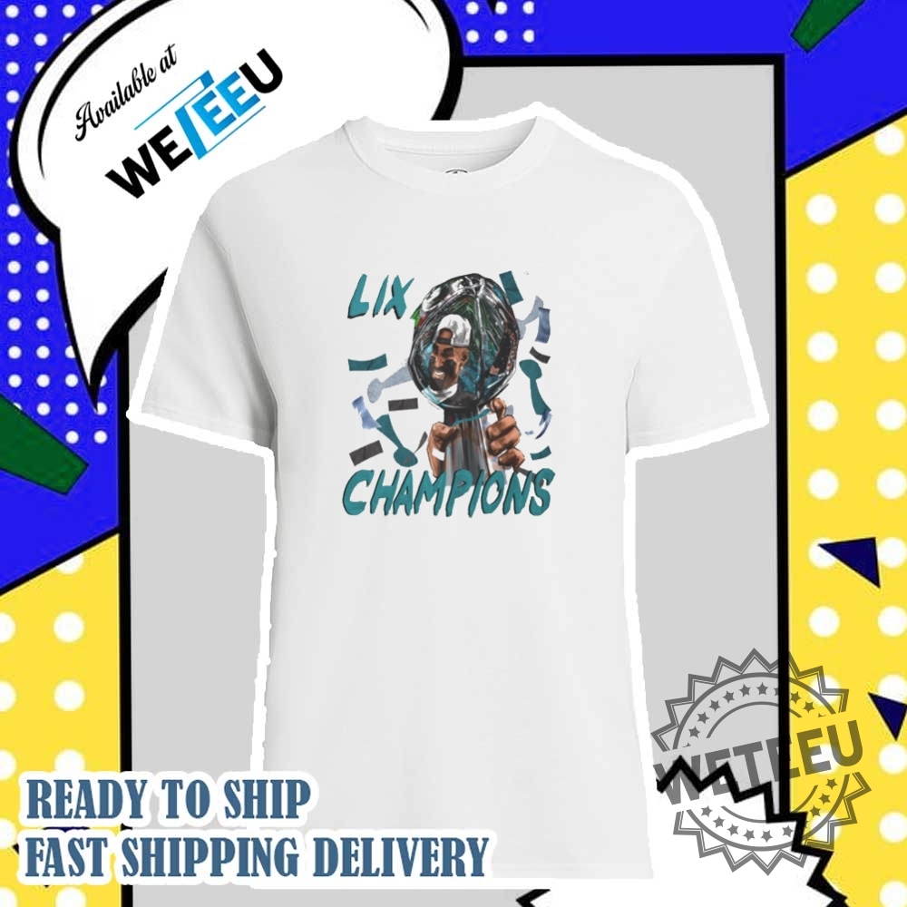 Philadelphia Eagles Lix Champions Trophy Jalen Hurts Shirt