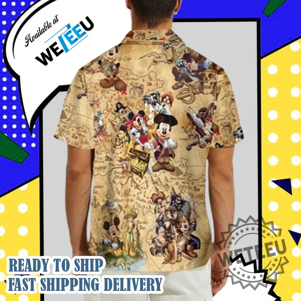 Mickey Pirates Hawaiian Shirt 5 Mickey Pirates Hawaiian Shirt