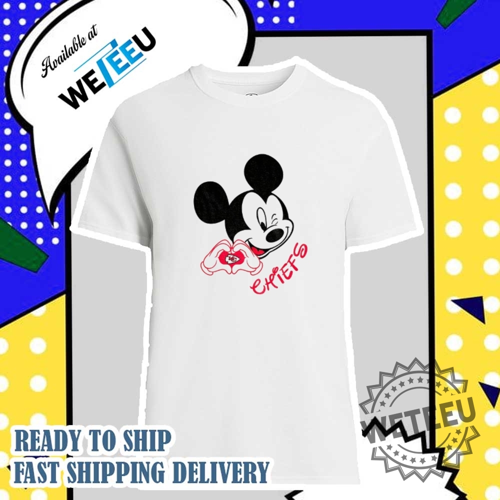 Mickey Mouse Love Kc Chiefs Shirt