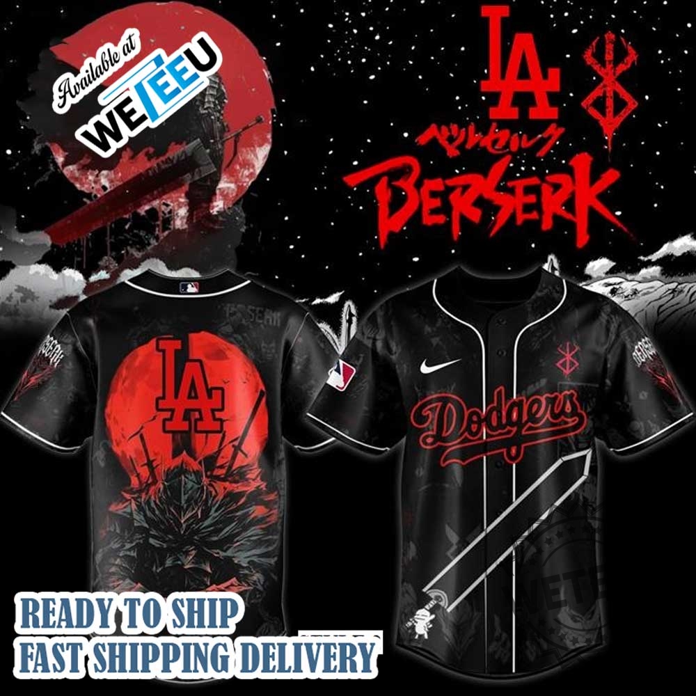 Los Angeles Dodgers Berserk Baseball Jersey