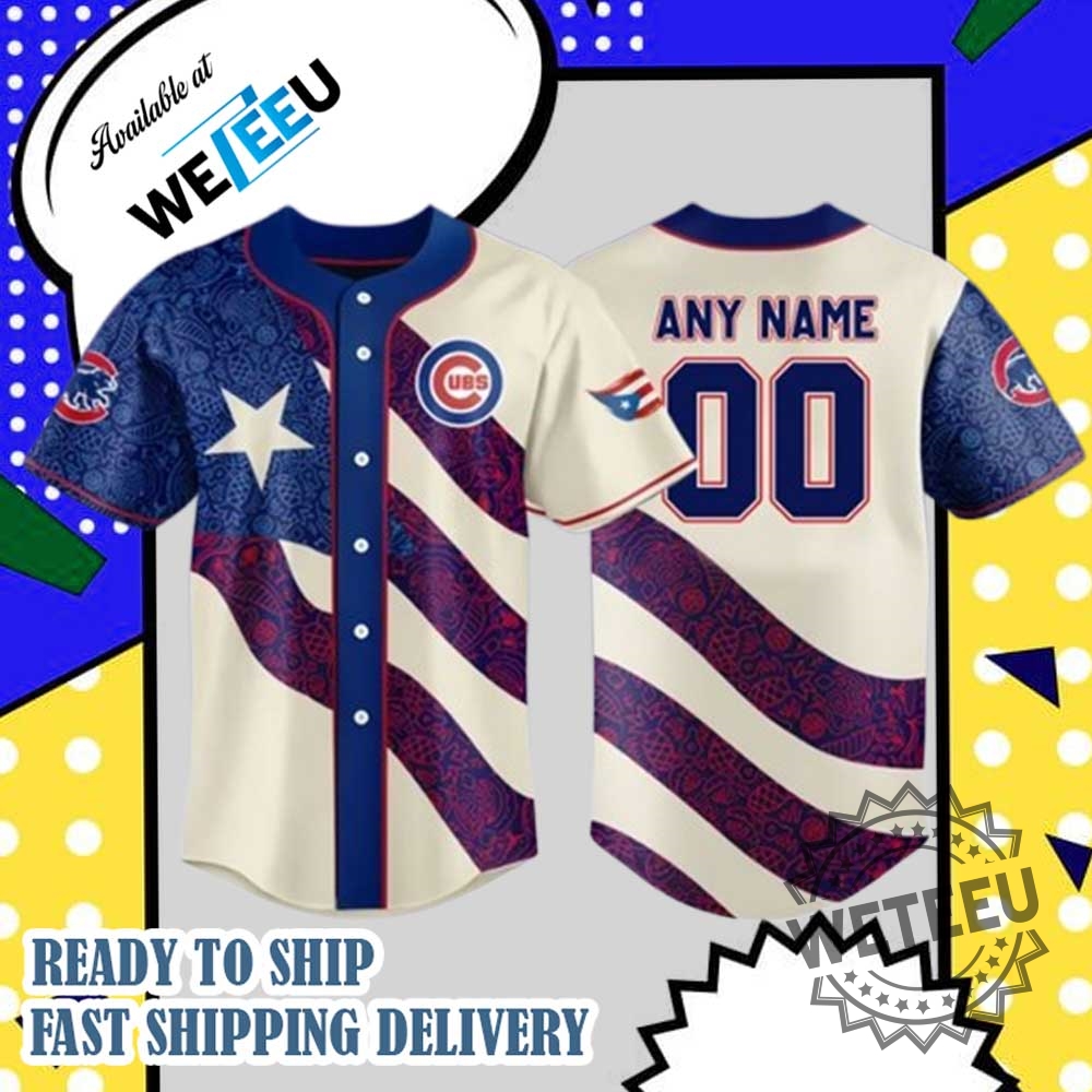 Chicago Cubs X Puerto Rico Heritage Night Baseball Jersey