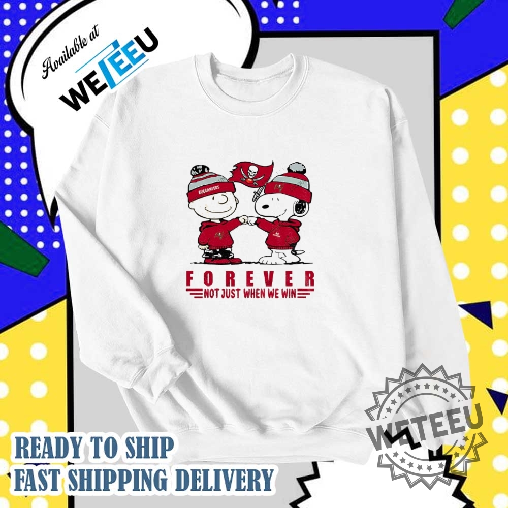 Charlie Brown And Snoopy Tampa Bay Buccaneers Forever Not Just When We Win Nfl Shirt 6 Charlie Brown and Snoopy Tampa Bay Buccaneers forever not just when we win NFL shirt