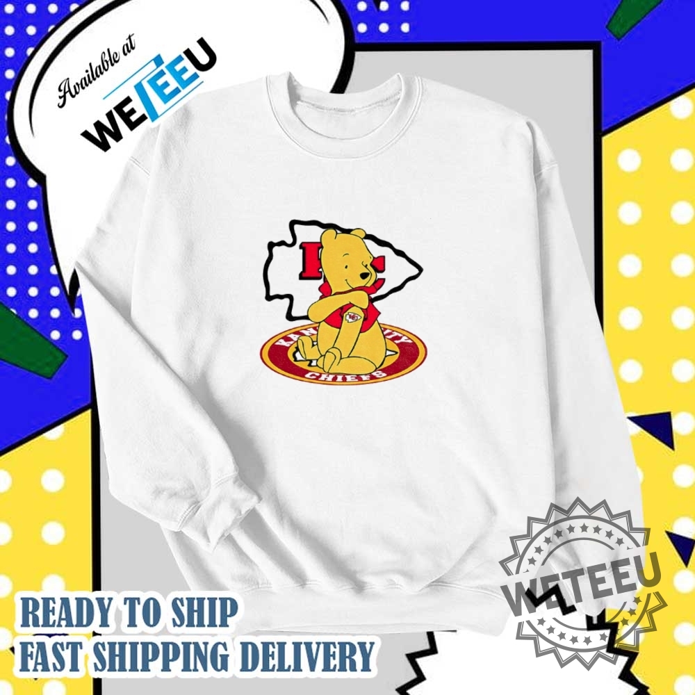 Pooh Tattoo Kansas City Chiefs Football Logo Shirt 6 Pooh tattoo Kansas City Chiefs football logo shirt