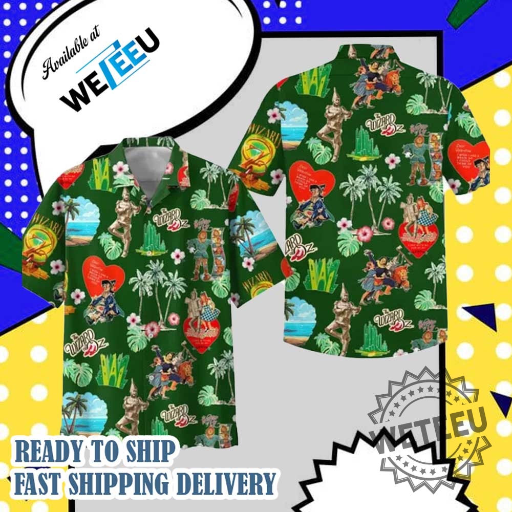 The Wizard Of Oz Tropical Hawaiian Shirt
