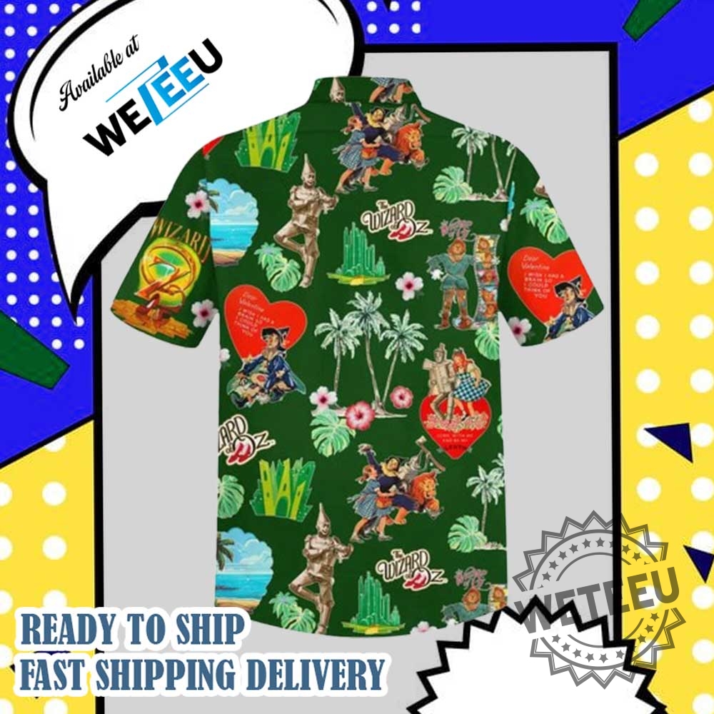 The Wizard Of Oz Tropical Hawaiian Shirt 4 The Wizard of Oz Tropical Hawaiian Shirt
