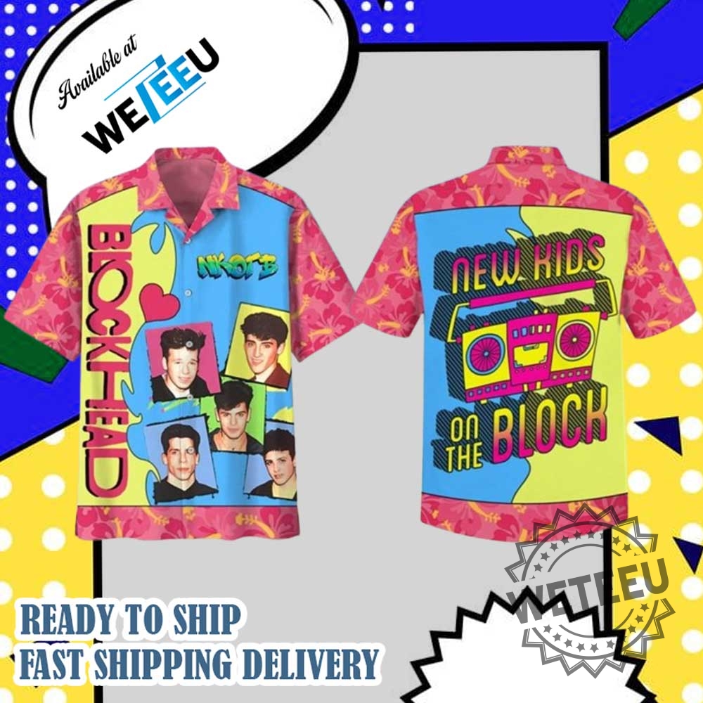 New Kids On The Block Summer Beach Hawaiian Shirt