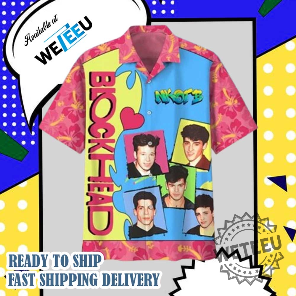 New Kids On The Block Summer Beach Hawaiian Shirt 4 New Kids On The Block Summer Beach Hawaiian Shirt