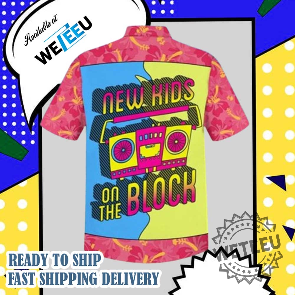 New Kids On The Block Summer Beach Hawaiian Shirt 5 New Kids On The Block Summer Beach Hawaiian Shirt